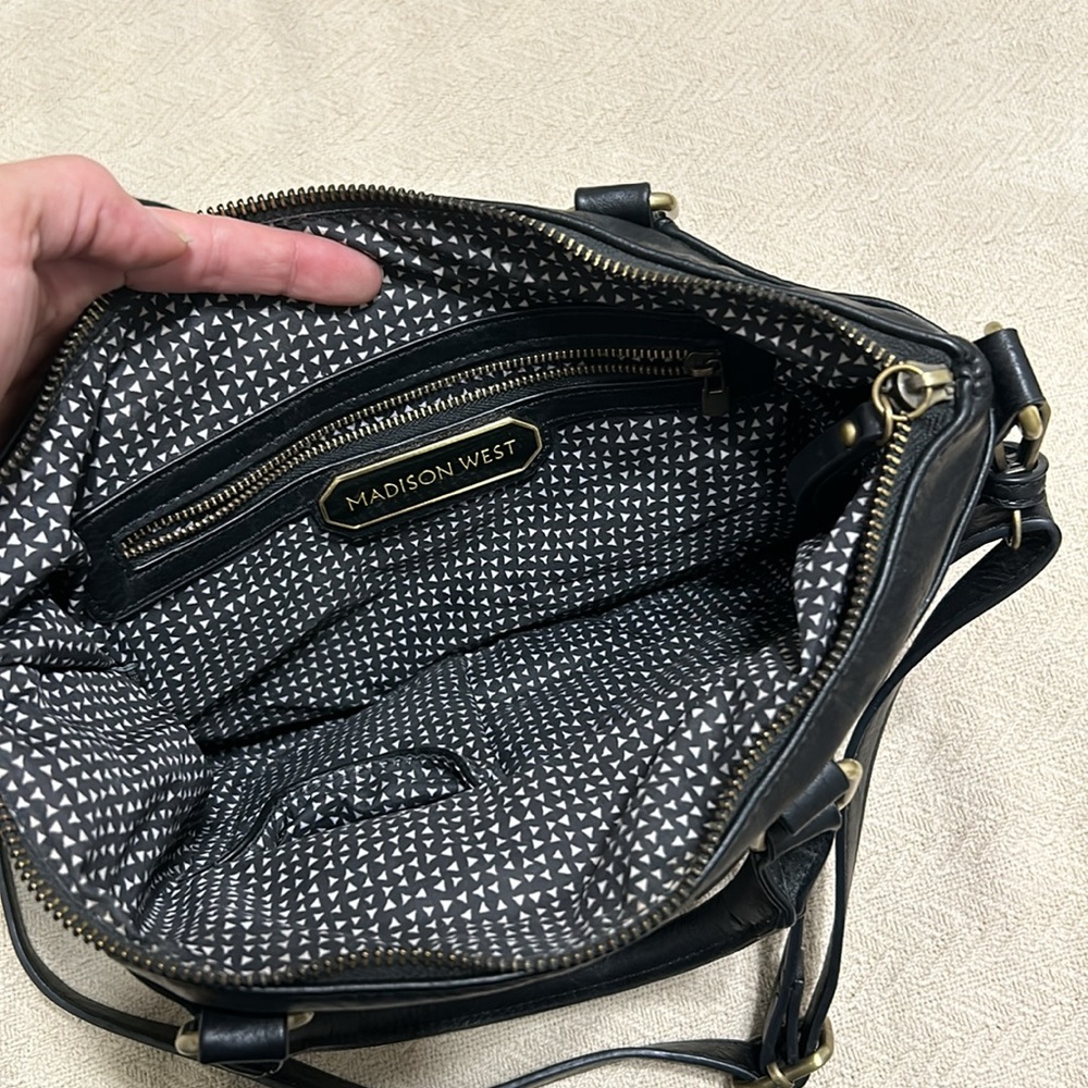 Madison west black purse. - Picture 2 of 3